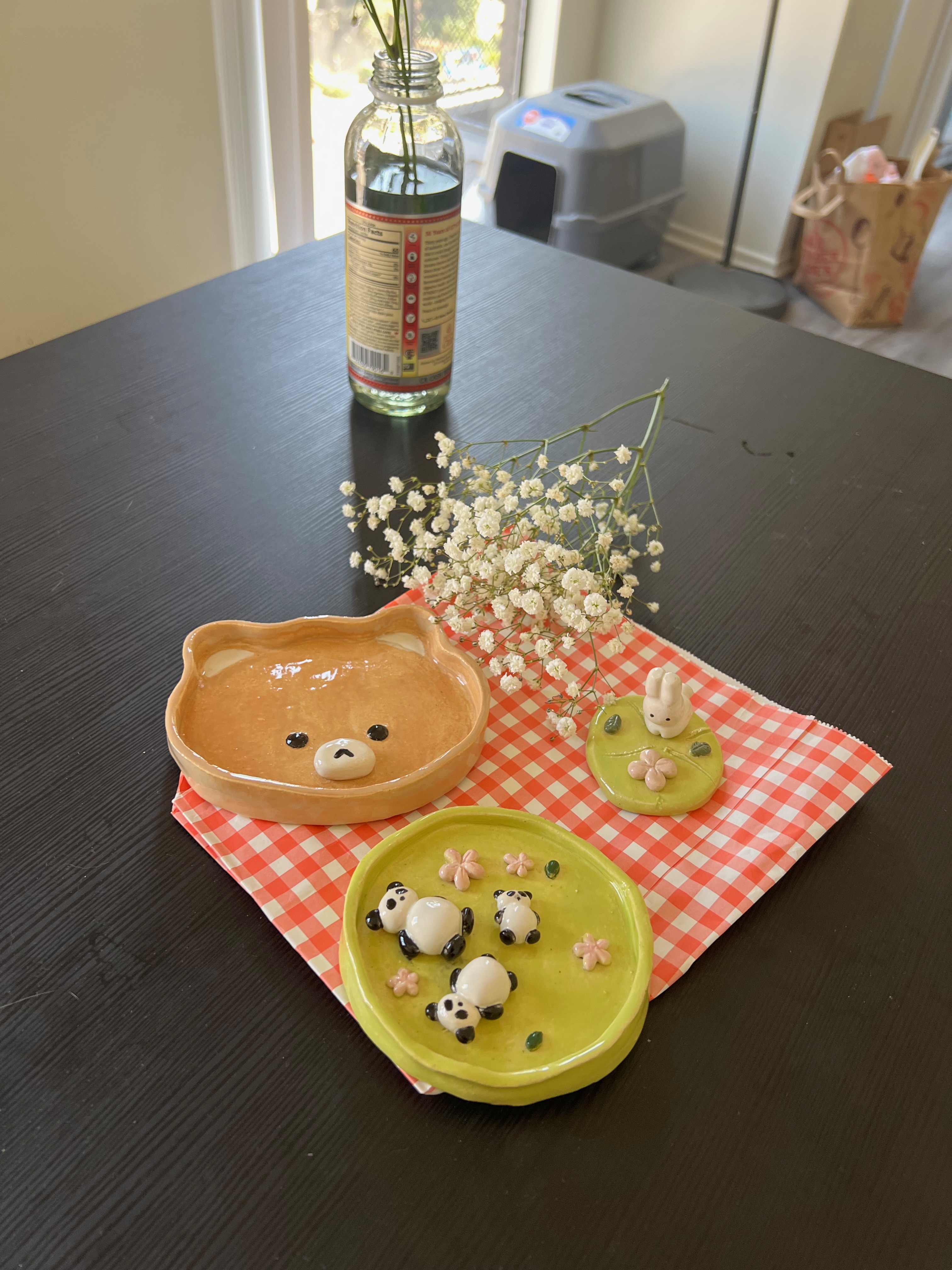Ceramic jewelry dishes