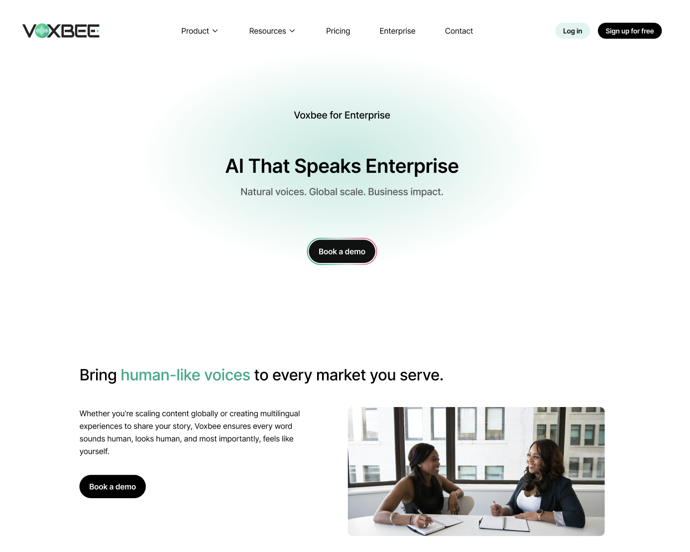 Enterprise page
